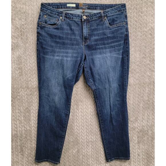 Kut from the Kloth Denim - Kut From the Kloth Katy Boyfriend Denim Size 16 Medium Wash Mid Rise 28.5 Inseam